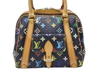Louis Vuitton Monogram Multicolor Priscilla Handbag Noir Black Gold — view 2