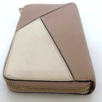 Loewe Round Zipper Long Wallet Pink Beige — view 7