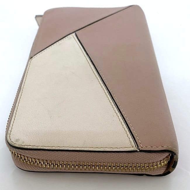 Loewe Round Zipper Long Wallet Pink Beige — view 7