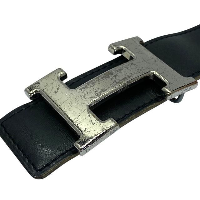 Hermes Belt Constance Accessory Small Item Reversible Leather Black — view 3