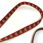 Hermes Lead Dog Medor Slim Canvas Leather Dark Irish Red — view 7