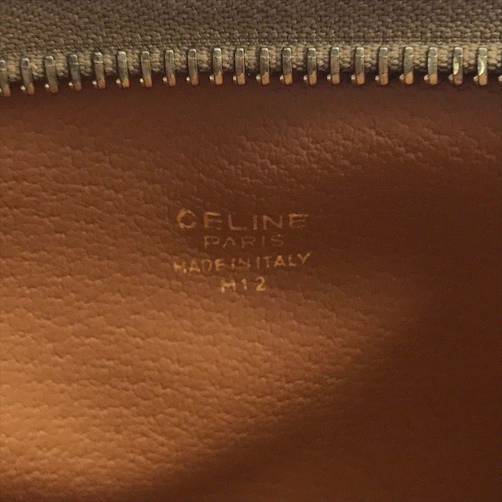 Celine Macadam Triomphe Clutch Brown — view 8