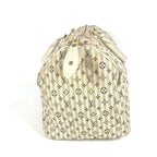 Louis Vuitton Speedy 30 Monogram Mini Lin Canvas White — view 3
