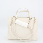 Chanel Small Zip Shop 2-Way White As3129 Tote Bag — view 6