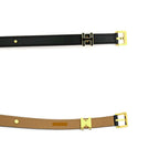 Hermes Belt Pop H Courte 15 85 cm Black Gold Hardware — view 6