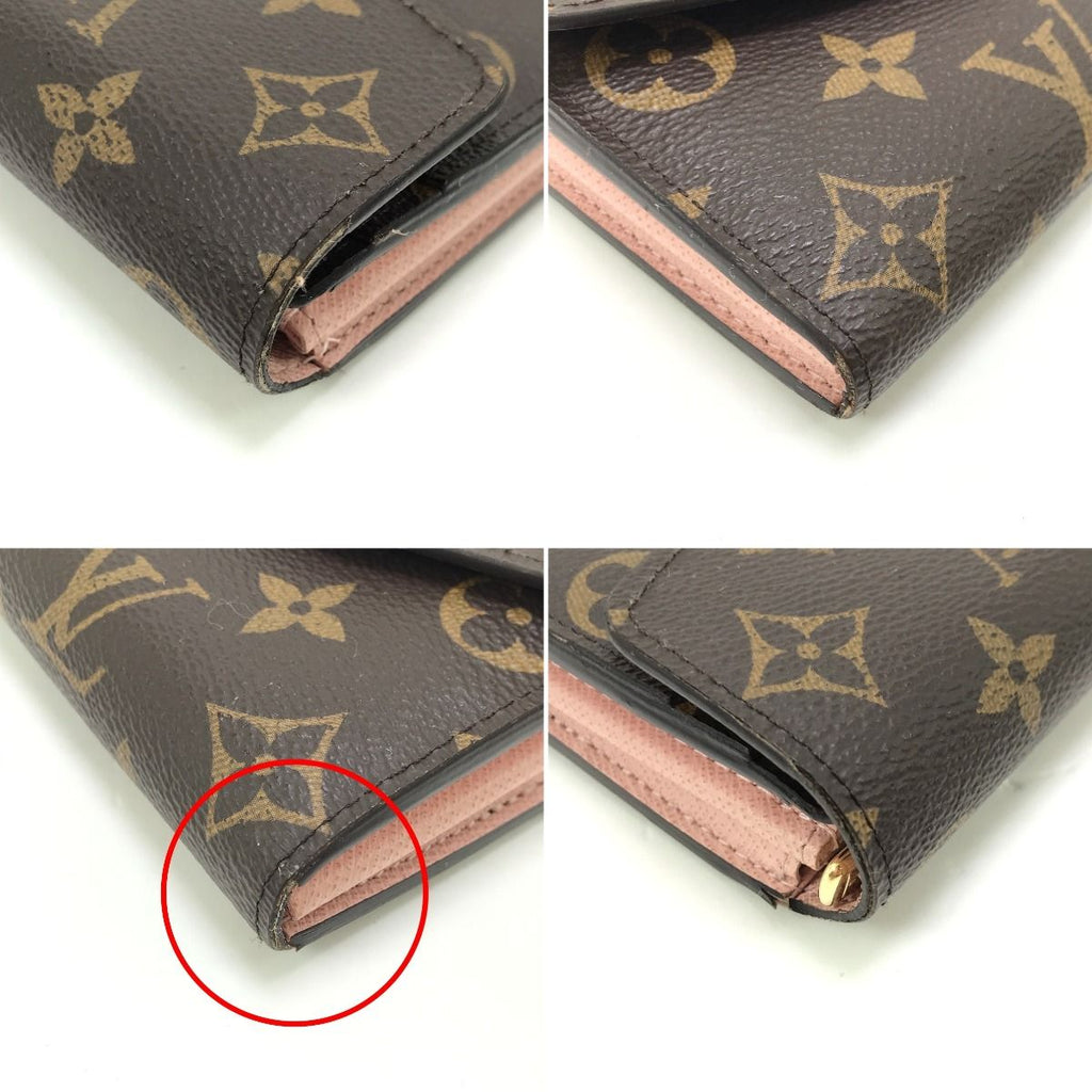 Louis Vuitton Bi-Fold Long Wallet Monogram Portefeuille Sarah — view 4
