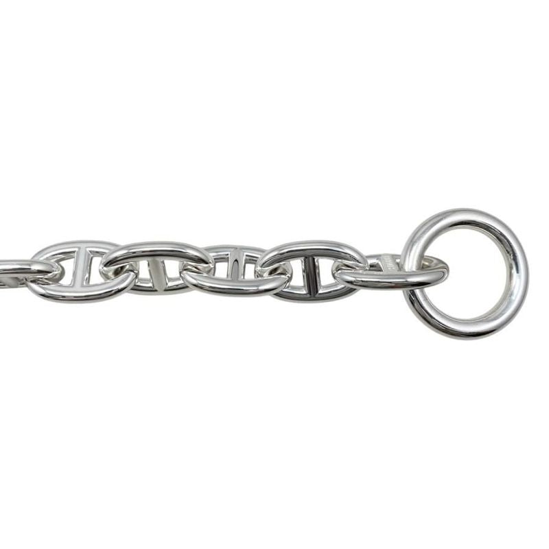 Hermes Bracelet Chaine D'ancre TGM B 011 AG 925 11 Frames Silver — view 5