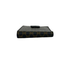 Celine Vintage Macadam Blason Triomphe Pattern Leather Bifold Wallet Mini — view 4