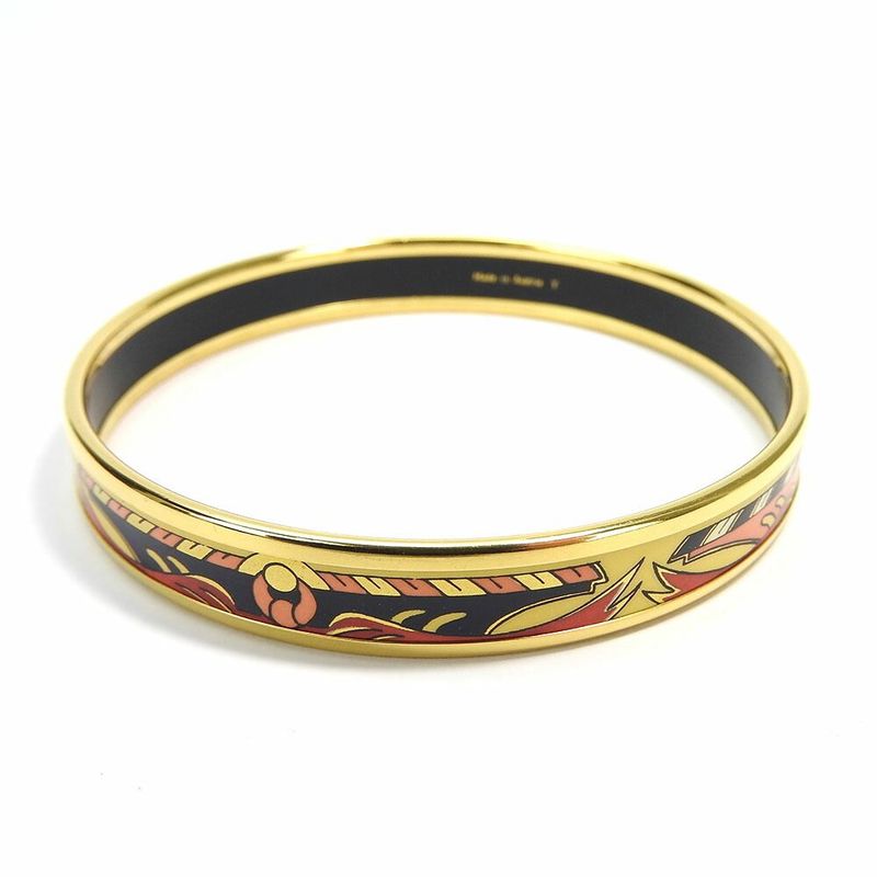 Hermes Emile Bangle Bracelet Accessories Jewelry Small Engraved — view 3