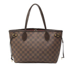 Louis Vuitton Damier Handbag Neverfull PM Brown — view 2
