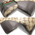 Gucci Sherry GG Canvas Leather Beige Brown Handbag 1789 — view 7