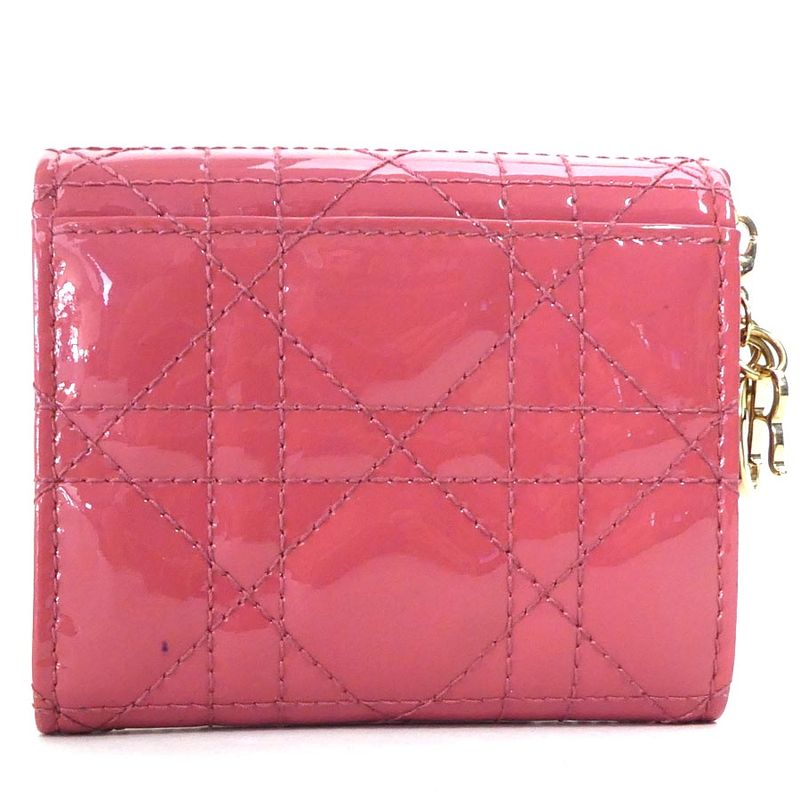 Christian Dior Trifold Patent Wallet — view 2
