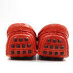 Hermes Moccasins Irving Driving Shoes 38 Orange — view 3