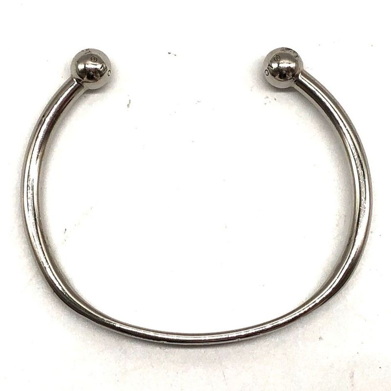 Louis Vuitton Jonk Monogram Bangle Bracelet Accessory Silver — view 8