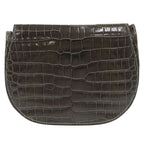 Hermes Paula Porosas Grayish Gold Hardware Shoulder Bag 1143 — view 3