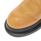 Loewe Side Gore Leather Boots Camel Brown 42 — view 7