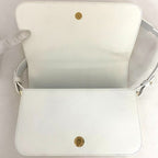 Celine Semishoulder Bag White Triomphe Cuir — view 8