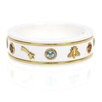 Gucci Icon Ring With Gemstone White Zirconia 750 YG Gold No 18 Jewelry — view 5