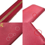 Prada 1 Ml506 Round Zipper Long Wallet Saffiano Metal Peonia Pinkish Pink — view 4