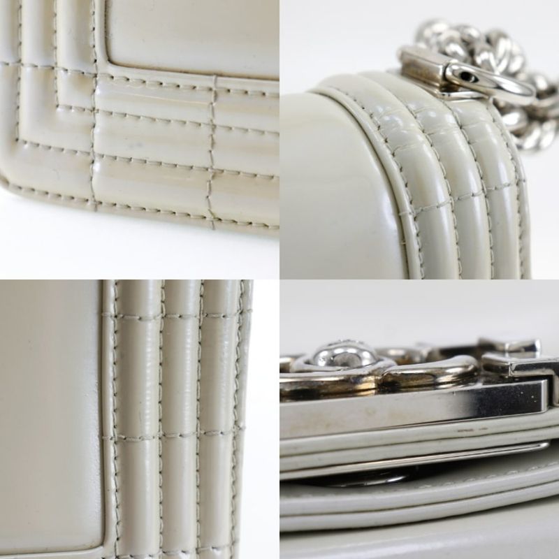 Chanel Chain Shoulder Boy Enamel Bag — view 6