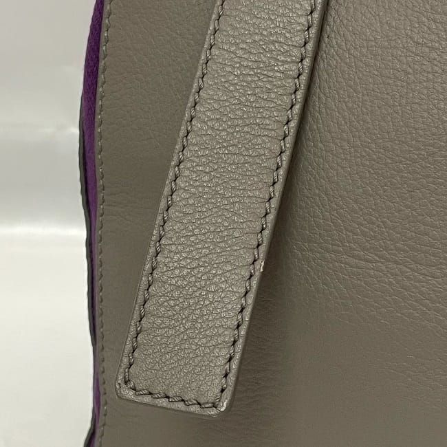 Saint Laurent 2-Way Bag Gray Purple Muse — view 7