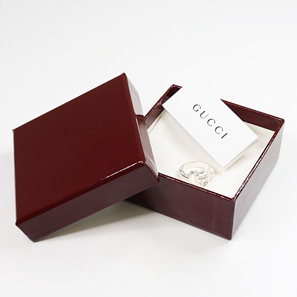 Gucci Double G Key Motif Ring Star Silver AG 925 Size 12 — view 7