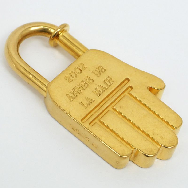 Hermes Cadena Hand Motif 2002 Limited Gold Annee de LA MAIN Charm — view 2
