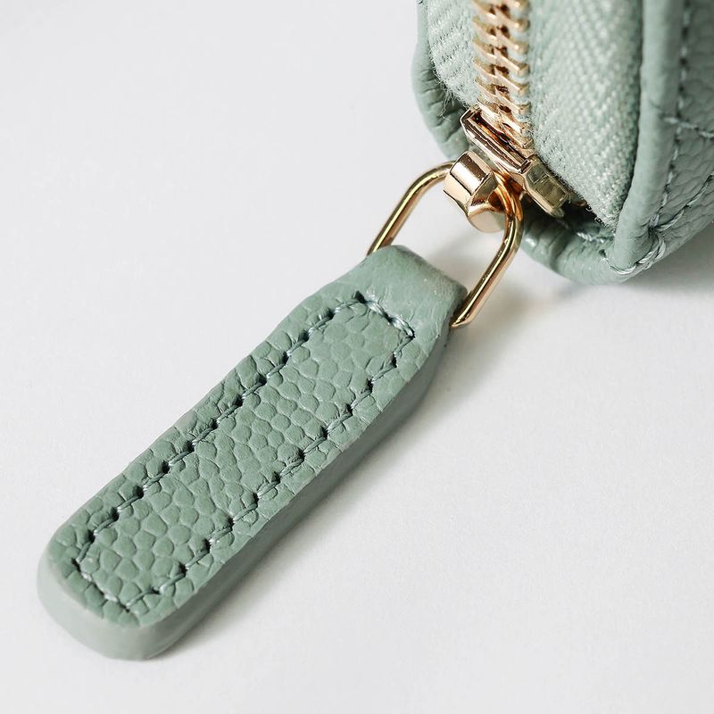 Chanel Coin Case Classic Zip Purse Mint Green — view 8