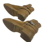 Hermes Veo Boots Short Shoes Suede Shearling Brown Silver — view 5