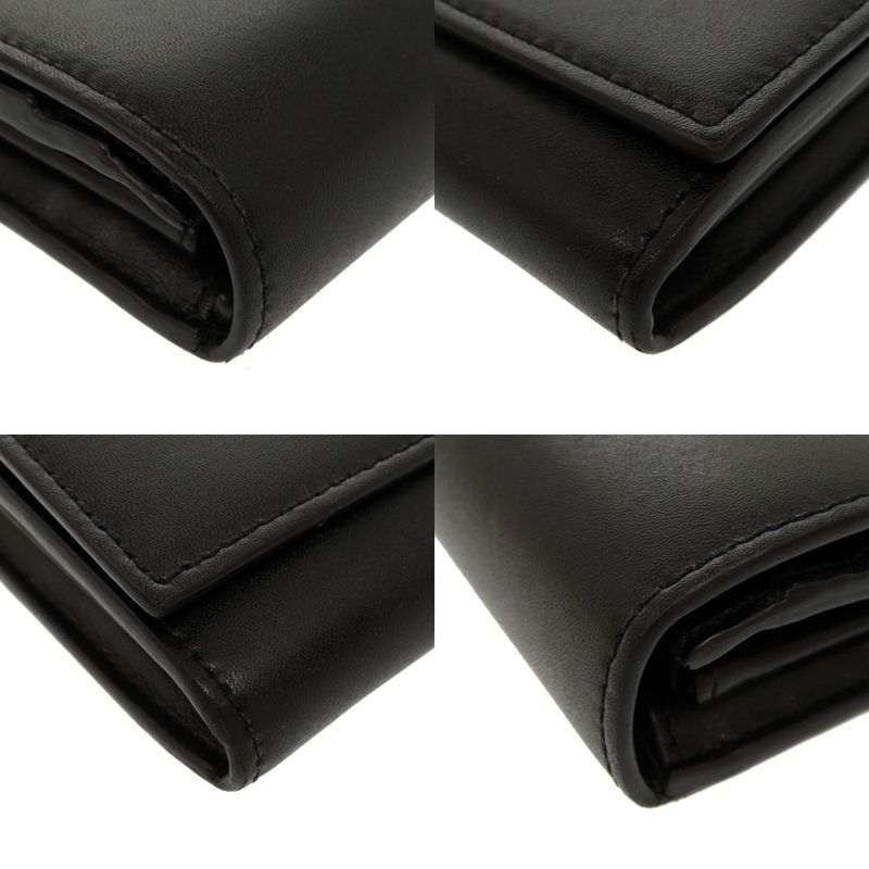 Fendi By The Way Continental 8 M2051 Leather Black Long Wallet 2043 — view 4