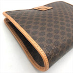 Celine Macadam Triomphe Clutch Brown — view 5