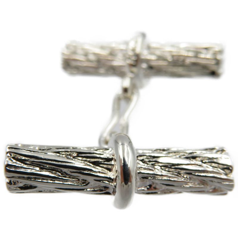 Hermes Cufflinks Silver 925 0047 — view 4