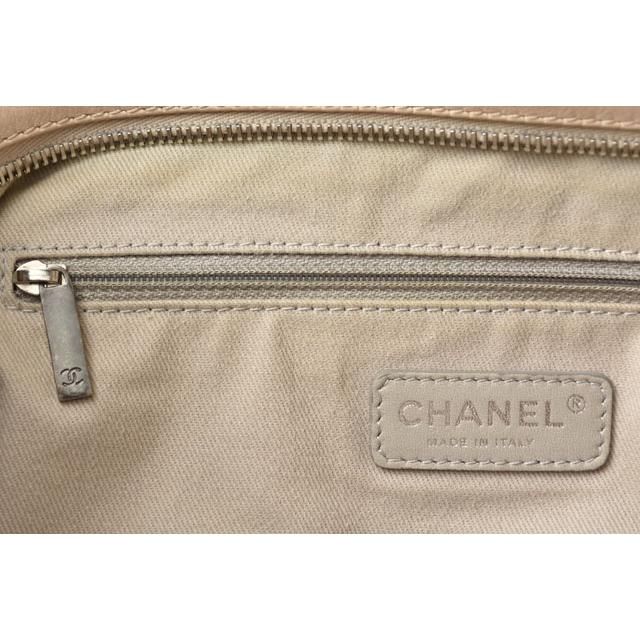 Chanel Tote Shoulder Bag 2-Way Beige Brown — view 7