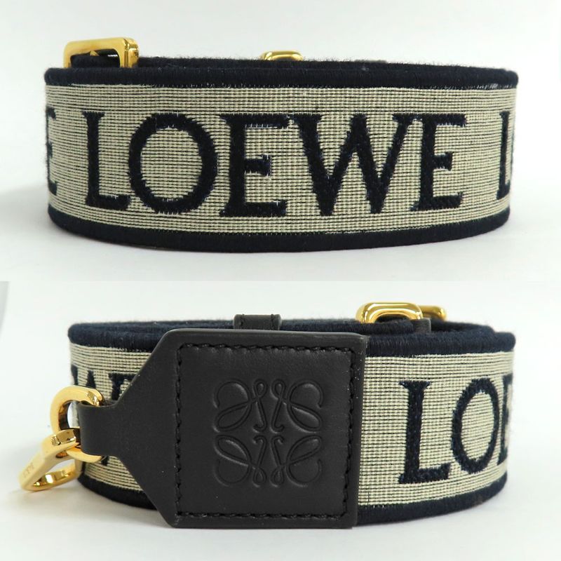 Loewe Anagram Shoulder Strap C073 T87 X01 Navy Black Gdhardware Bag — view 6
