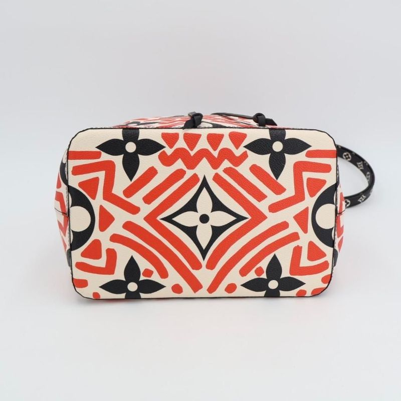 Louis Vuitton neo Noe Crafty Monogram Giant Cles Cresme Rouge Leather — view 7