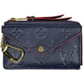 Louis Vuitton Card Holder Recto Verso Case Coin Monogram Empreinte Marine