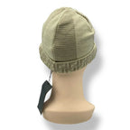 Fendi Knit Cap Wool Fflogo Beige Sweater — view 4