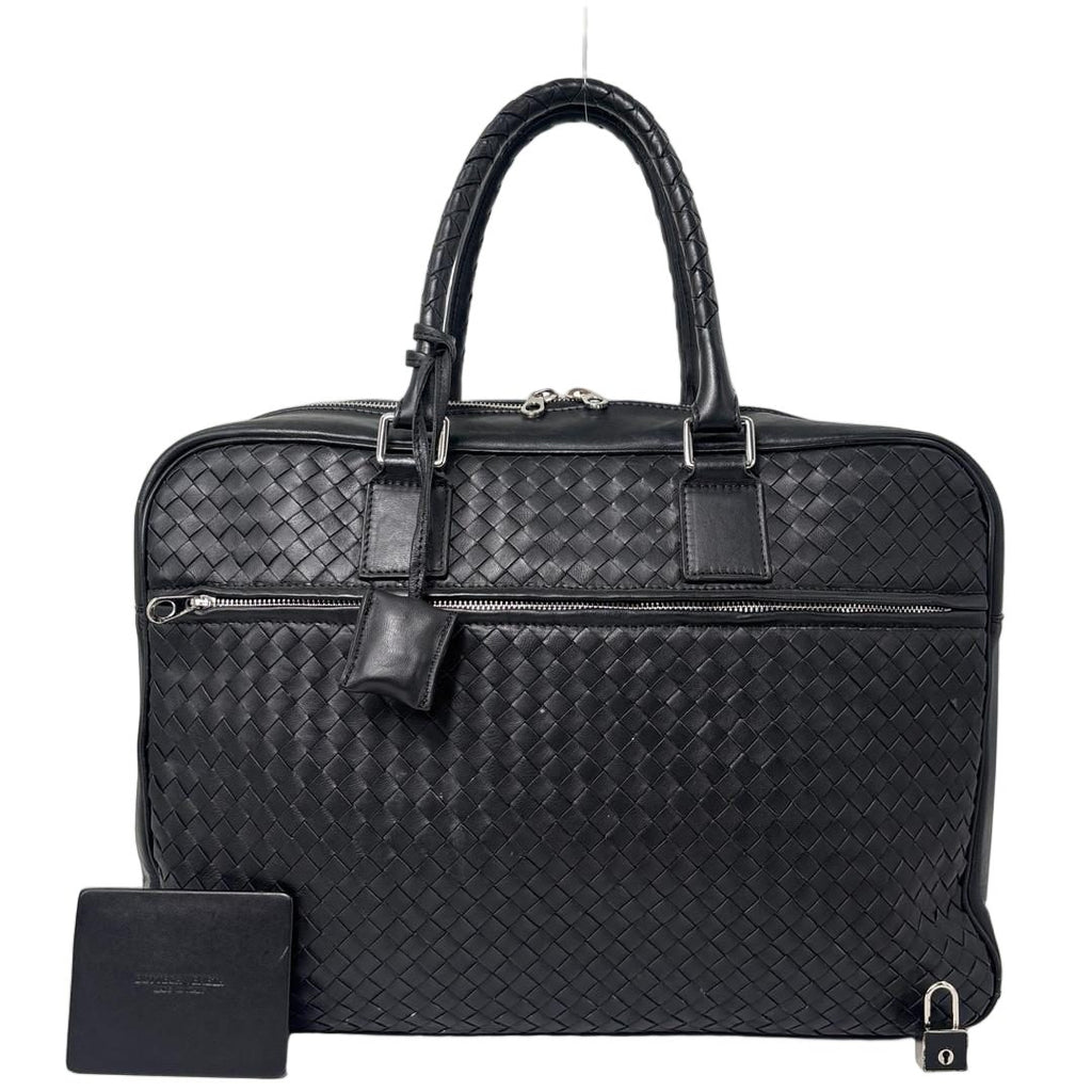 Bottega Veneta Super Intretchart Business Bag Black
