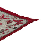 Hermes Scarf Pleated Silk Farandole Provence Dance Butterfly Red — view 5