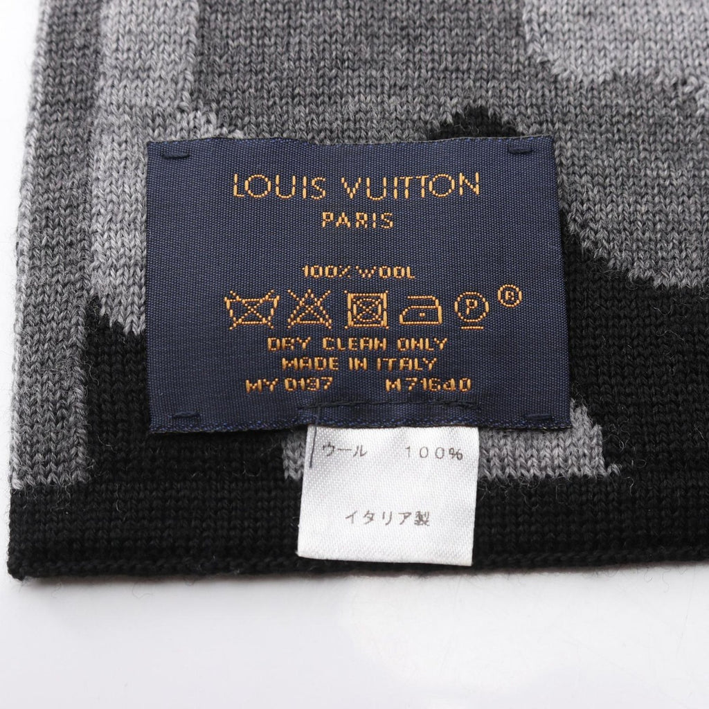 Louis Vuitton Scarf Echarpe Military Wool — view 2