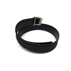 Gucci H9 hlx GG Pattern Nylon And Leather Silver Hardware Belt — view 2