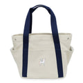 Hermes Cabrio Mother's Bag Toile Ash Gripe Lou Navy Tote Canvas