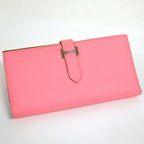 Hermes Bearn Souffle Verso Rose Confetti Gold Epsom Coin Purse