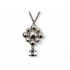 Chanel 2-Way Coco Mark CC Rhinestone Silver A12 — view 5