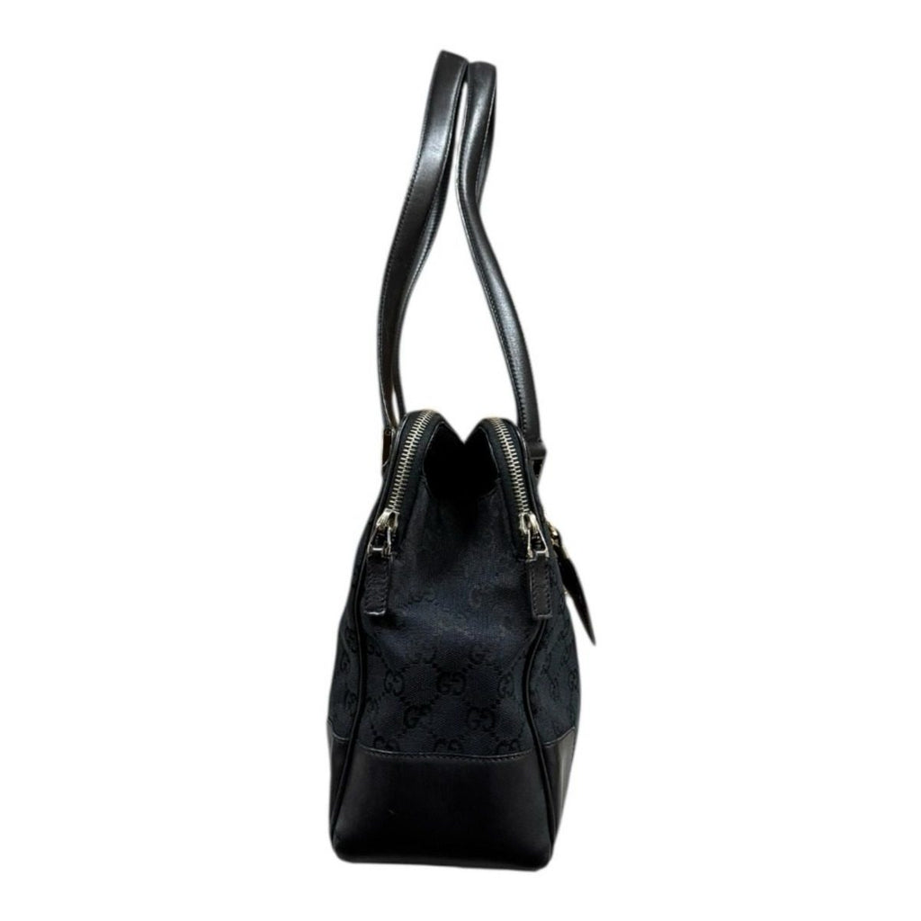 Gucci GG Canvas Shoulder Bag Black — view 4