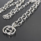 Gucci G Logo Necklace Silver 925 E1033 — view 2
