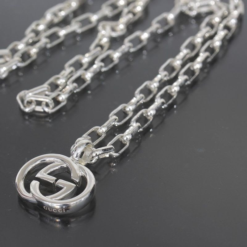 Gucci G Logo Necklace Silver 925 E1033 — view 2