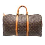 Louis Vuitton Boston Bag Leather Brown