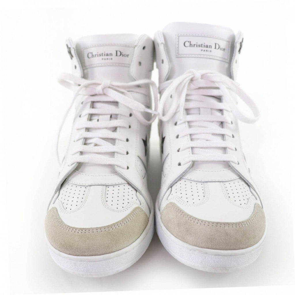 Dior Star Leather High Cut Sneakers White 36.5 — view 4