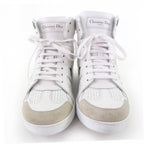 Dior Star Leather High Cut Sneakers White 36.5 — view 4